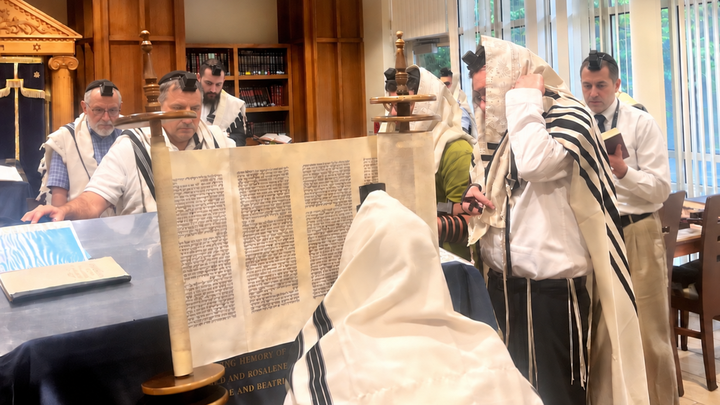 A synagogue partnership event, a community gathering